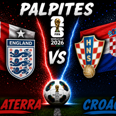 Inglaterra x Croácia: palpite, escalações e onde assistir — 17/06
