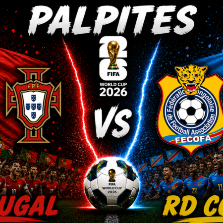 Portugal x Congo: palpite, escalações e onde assistir — 17/06
