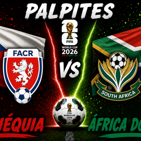 Palpite Tchéquia x África do Sul: prognóstico, odds e onde assistir — 18/06