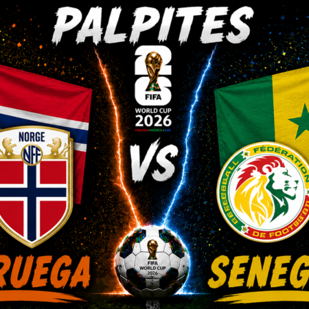 Noruega x Senegal: palpite, odds e onde assistir — Copa do Mundo 2026 (22/06)