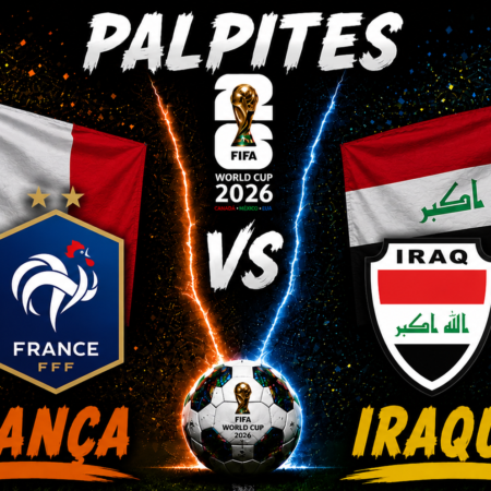 Palpite França x Iraque: prognóstico, odds e onde assistir — Copa do Mundo 2026