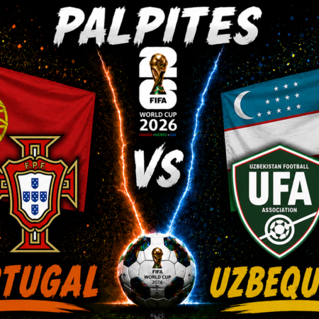 Portugal x Uzbequistão: palpite, odds e onde assistir — 23/06