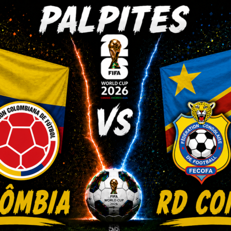 Colômbia x RD Congo: palpite, odds e onde assistir — 23/06