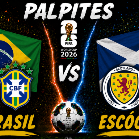 Brasil x Escócia: palpite, odds e onde assistir — Copa do Mundo 2026