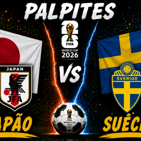 Palpite Japão x Suécia: prognóstico, odds e escalações — Copa do Mundo 2026 (25/06)