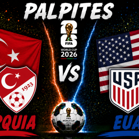 Palpite Turquia x EUA: prognóstico, odds e escalações — Copa do Mundo 2026 (25/06)