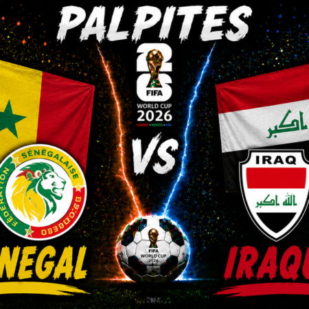 Palpite Senegal x Iraque — 3ª rodada do Grupo I, Copa do Mundo 2026